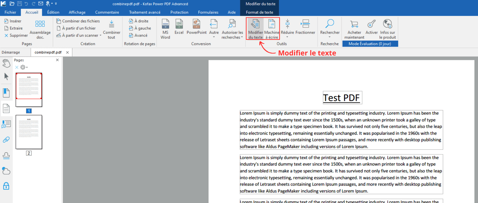 KOFAX PDF, la modification de PDF simplifiée - Lineotec